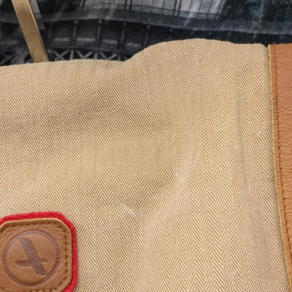 Aigle herringbone messenger bag